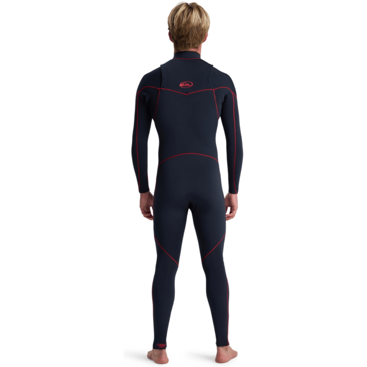 2026 Quiksilver Mens Mercury 3/2mm Chest Zip Wetsuit 25AW213505 - Salsa